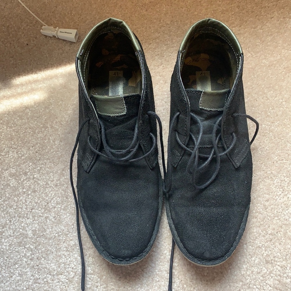 Black Suede leather Chukka